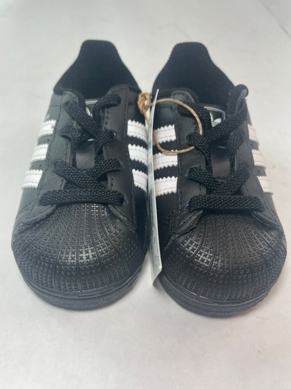 Adidas Originals Superstar II EL I Toddler Shoes Black/White Size 5K NEW IN BOX - Picture 3 of 12